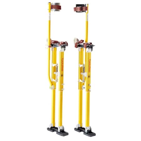 Toolpro Stilts, 48 in to 64 in, adjustable, magnesium TP04865